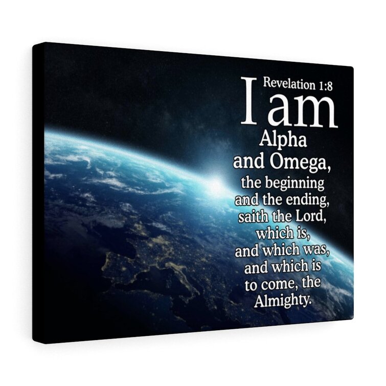 Trinx Alpha Ansd Omega Revelation 1 8 Christian Wall Art Bible